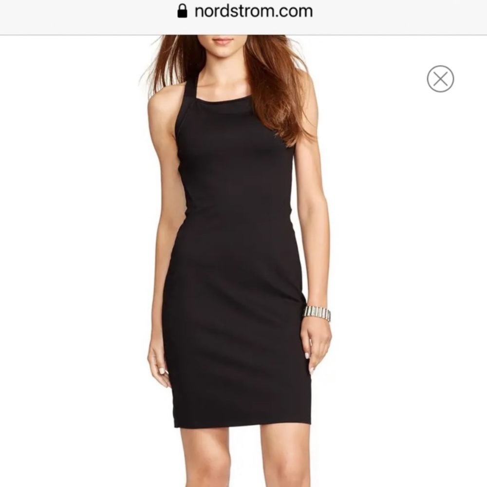 NWT Lauren Ralph Lauren Crisscross Back Cocktail Party Dress - Picture 2 of 10